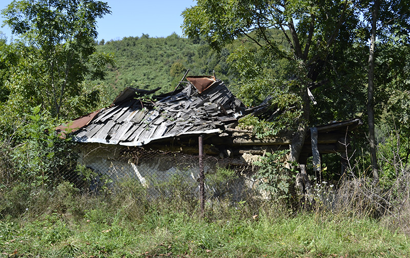 Ruina casei Aneta Anițescu, în august 2016