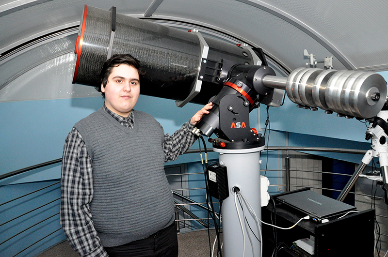 Andrei-Marian Stoian, la Observatorul Astronomic