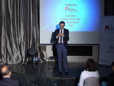 profesorul Ioan-Aurel Pop preşedintele Academiei Române la Întâlnirile Matricei mai 2018 vorbă Inochentie-Micu Klein pământul patriei slider